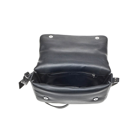 Verde Γυναικεία Τσάντα Χιαστί 16-7394 Μαύρο